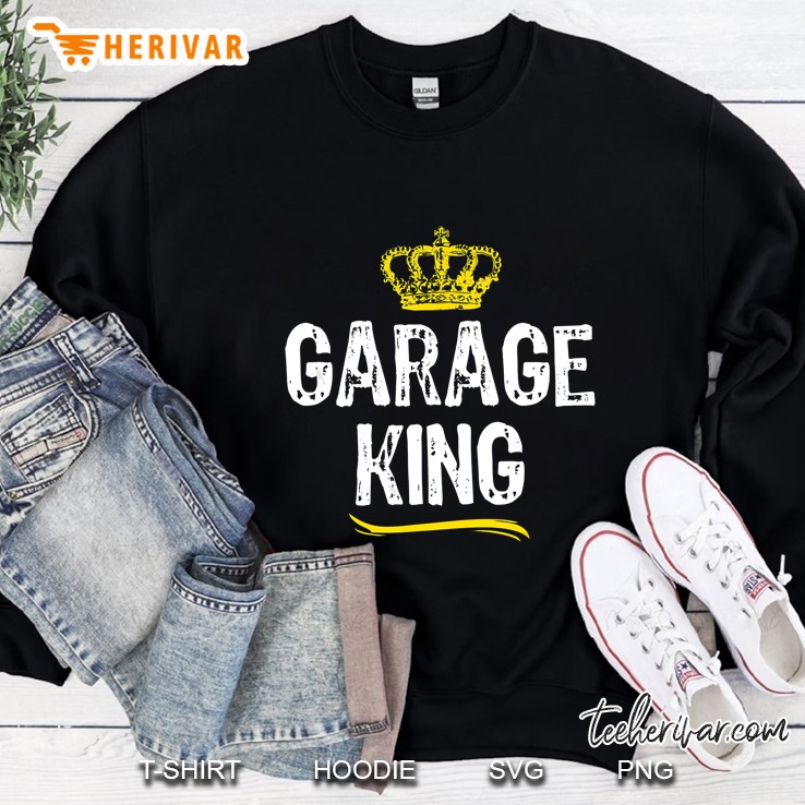 Garage King Mechanic Car Sweatshirt