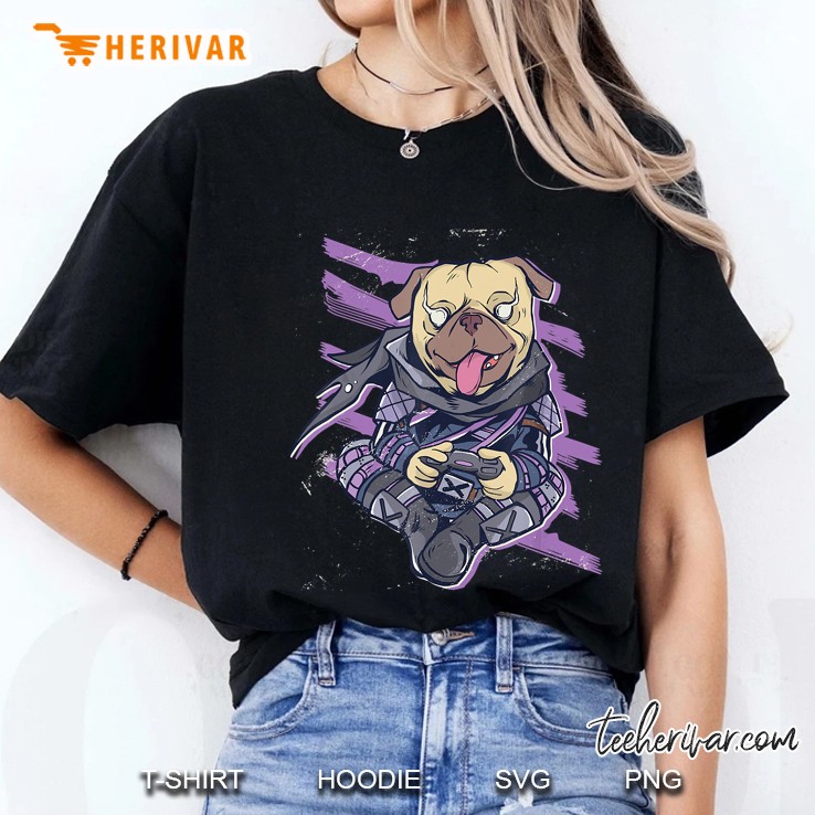 Pug Gaming Video Game Lover Ladies Tee