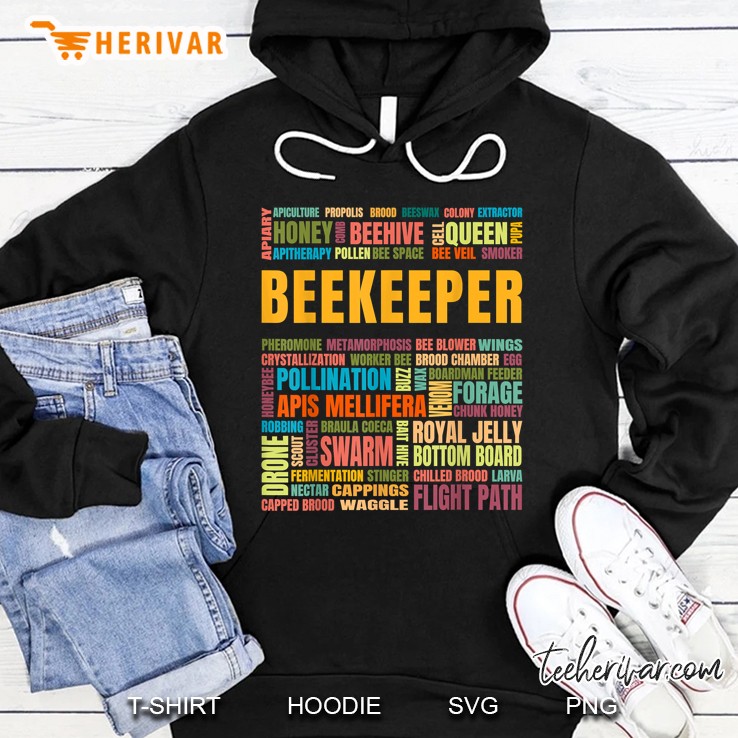 Beekeeper Beekeeping Bee Terms Glossary Hoodie