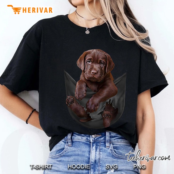 Labrador In Pocket Ladies Tee