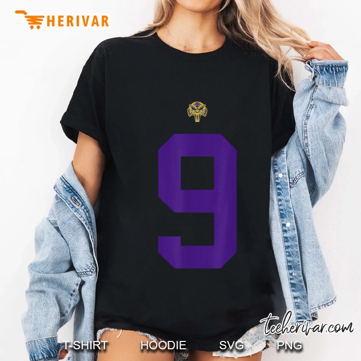 Number 9 Burreaux Jersey Ladies Tee