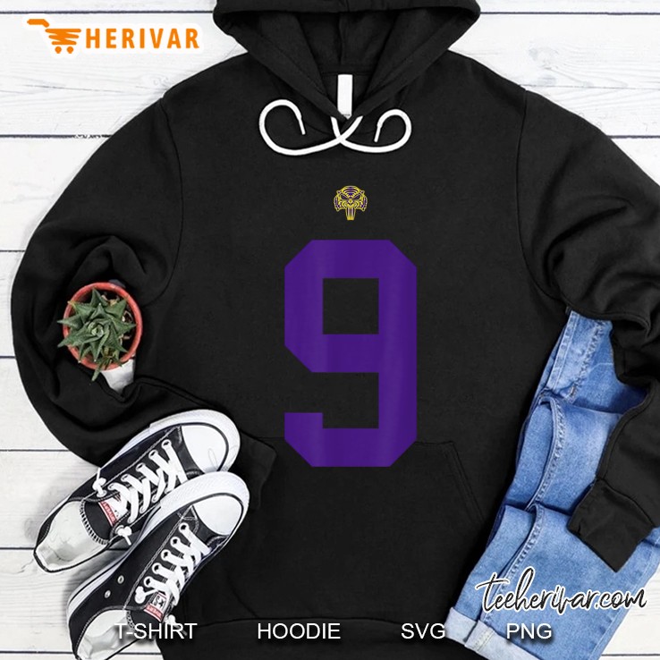 Number 9 Burreaux Jersey Hoodie