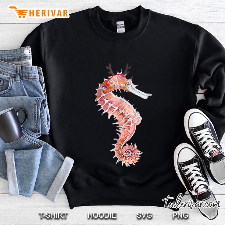 Seahorse Reindeer Christmas Sweatshirt