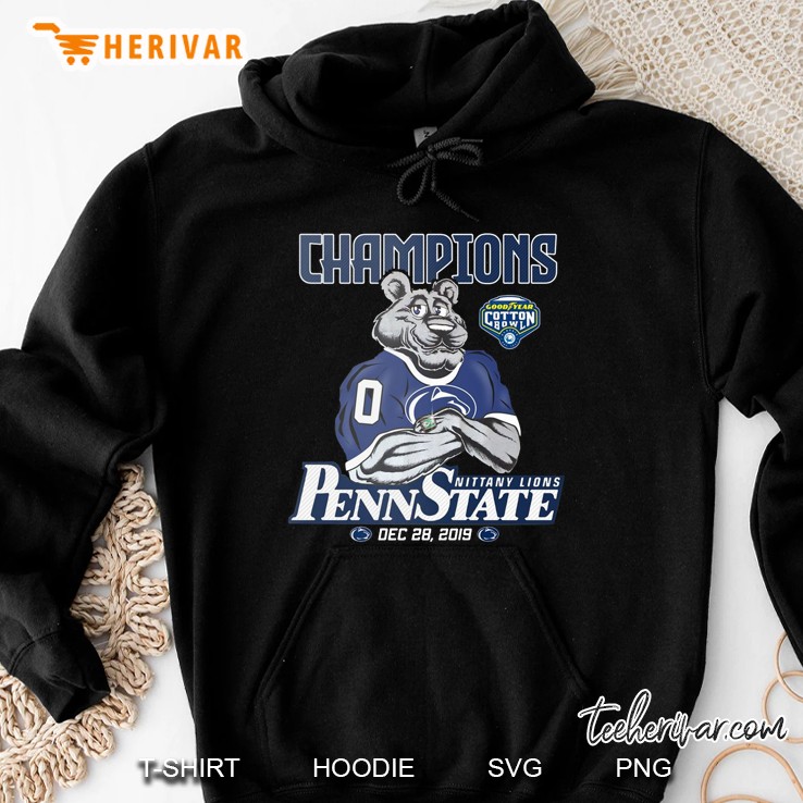 Champions Penn State Nittany Lions Dec 28 2019 Football Hoodie
