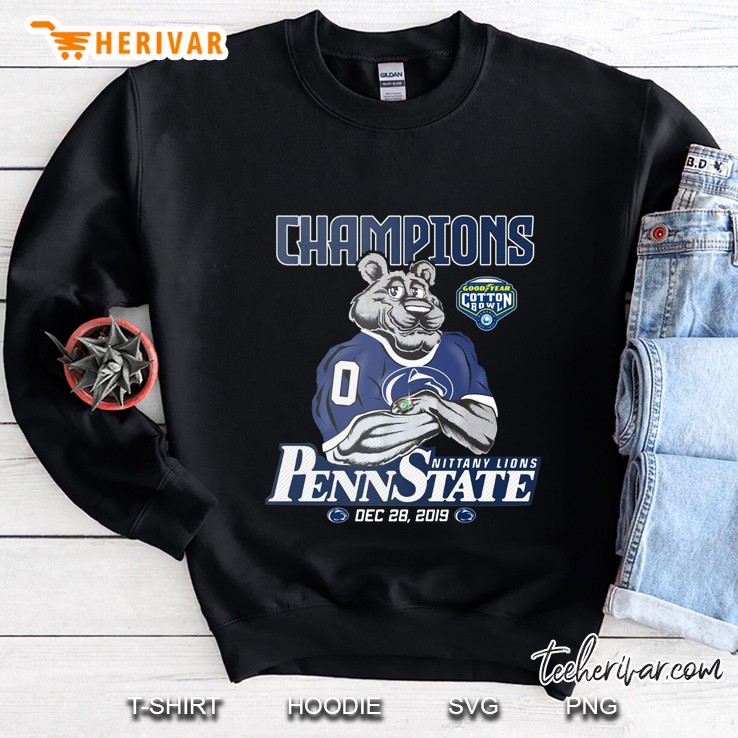 Champions Penn State Nittany Lions Dec 28 2019 Football Sweatshirt