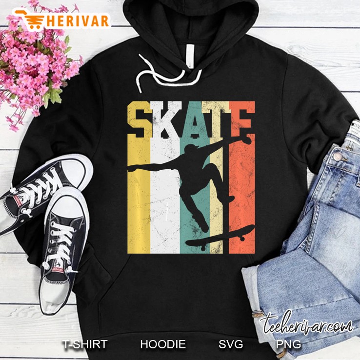 Skateboarding Skateboarder Vintage Version Hoodie