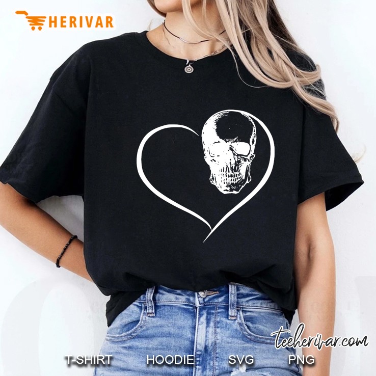 Skull Heart Ladies Tee