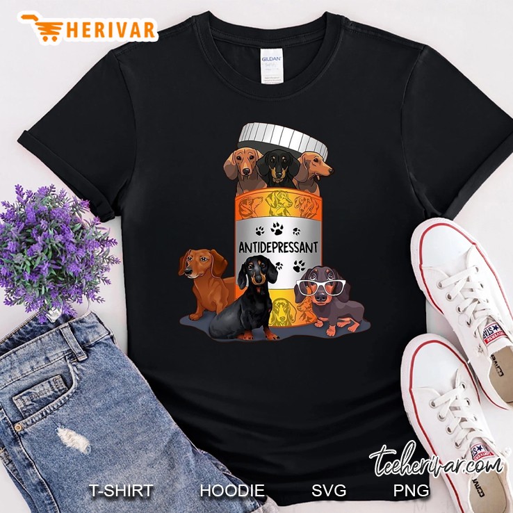 Antidepresant Dachshund Version Shirt