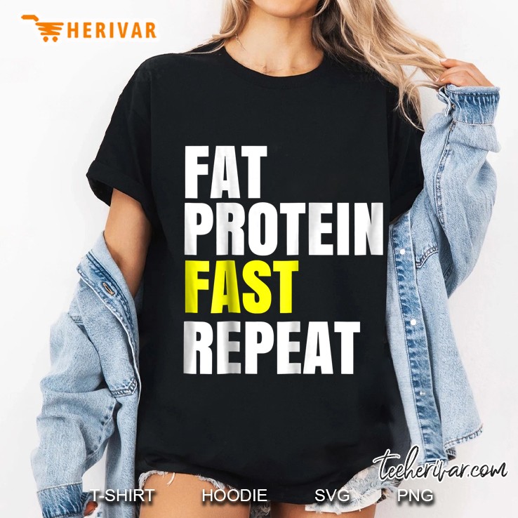 Fat Protein Fast Repeat Ladies Tee