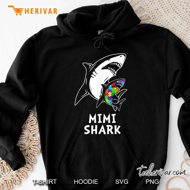 Mimi Shark Autism Awareness Hoodie