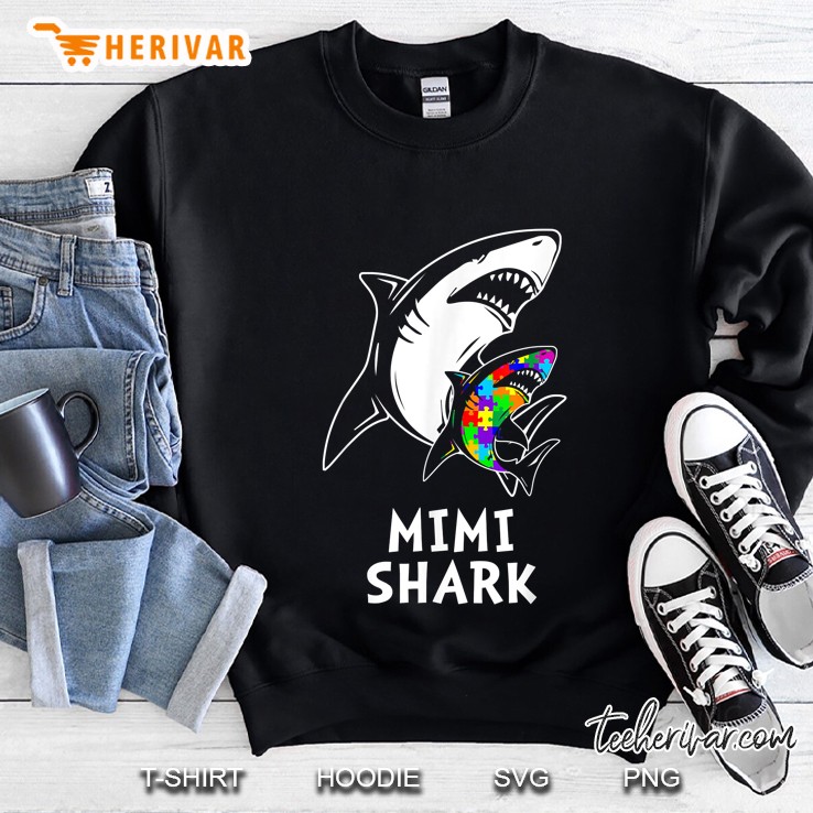 Mimi Shark Autism Awareness Sweatshirt