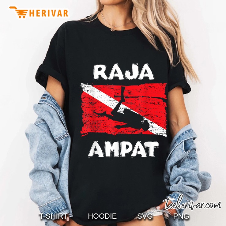 Raja Ampat Scuba Diving Flag Ladies Tee