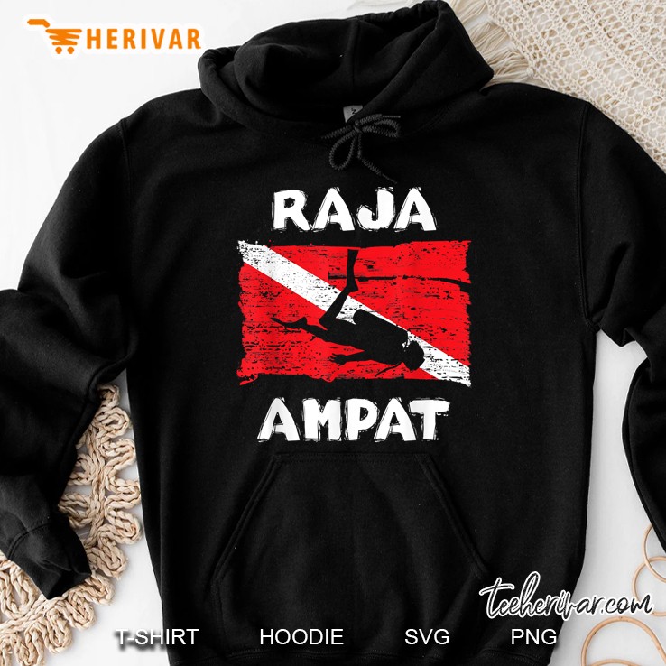 Raja Ampat Scuba Diving Flag Hoodie