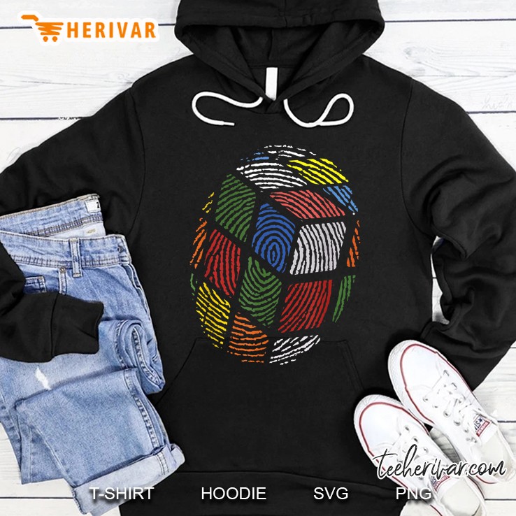 Rubik Cube Fingerprint Hoodie
