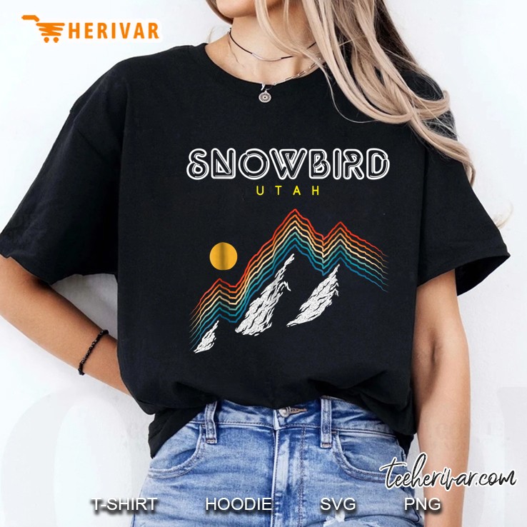 Snowbird Utah Ski Vintage Version Ladies Tee