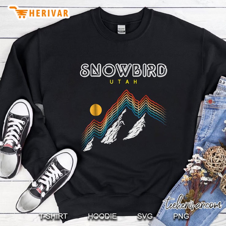 Snowbird Utah Ski Vintage Version Sweatshirt