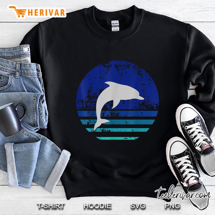 Dolphin Vintage Retro Version Sweatshirt