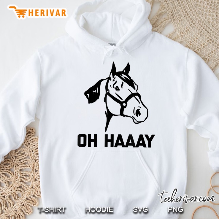 Oh Haaay Funny Horse Hoodie