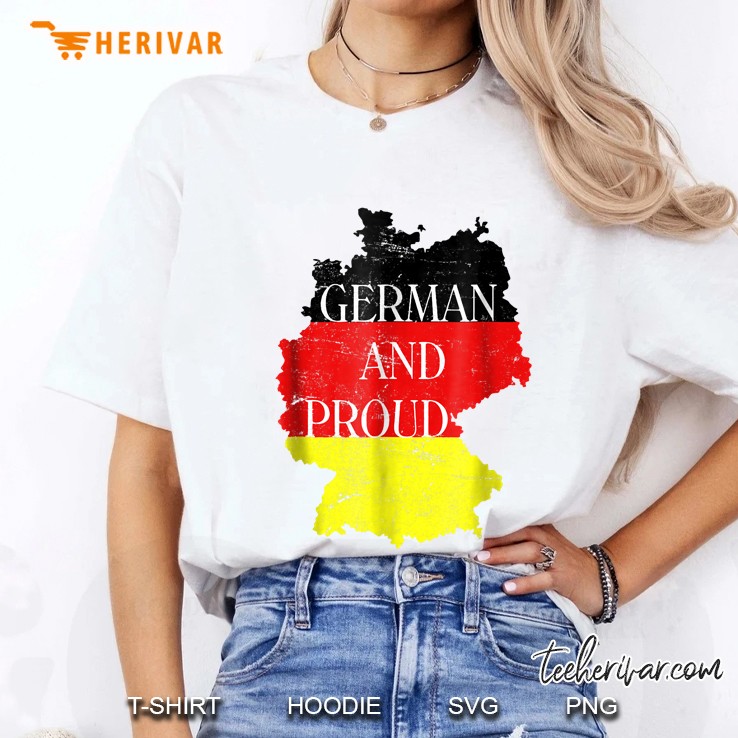 German And Proud Deutschland Pride Ladies Tee