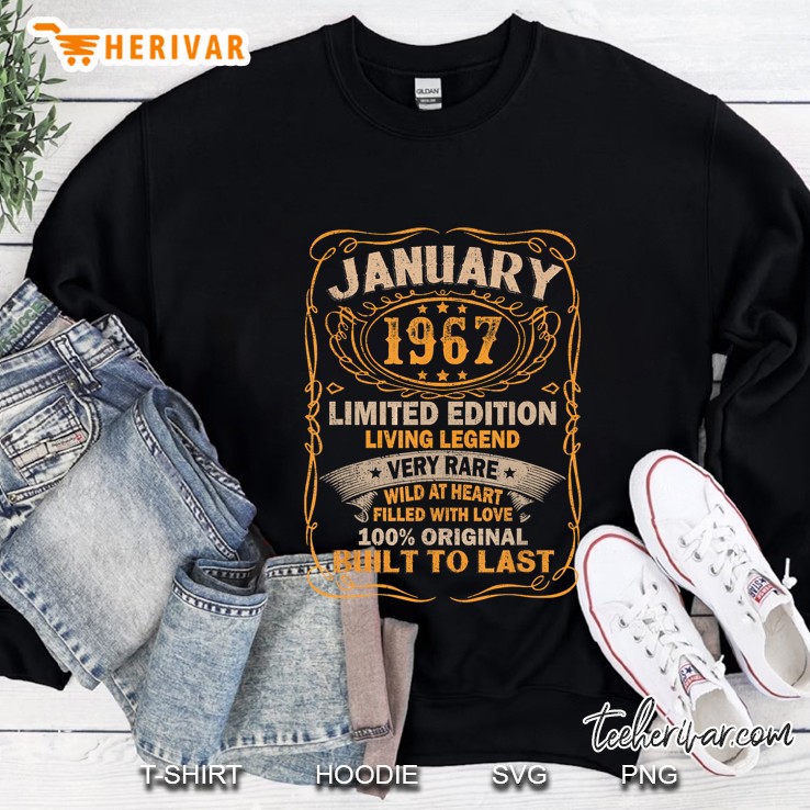 January 1967 Limited Edition Living Legend Very Rare Wild At Heart Built To Last Sweatshirt