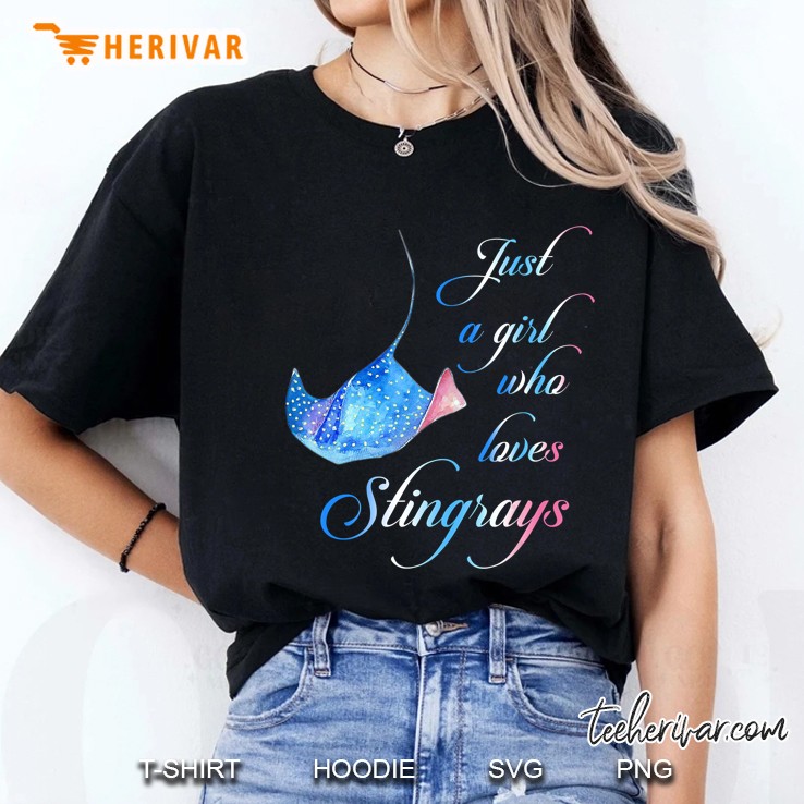 Just A Girl Who Loves Stingrays Ladies Tee