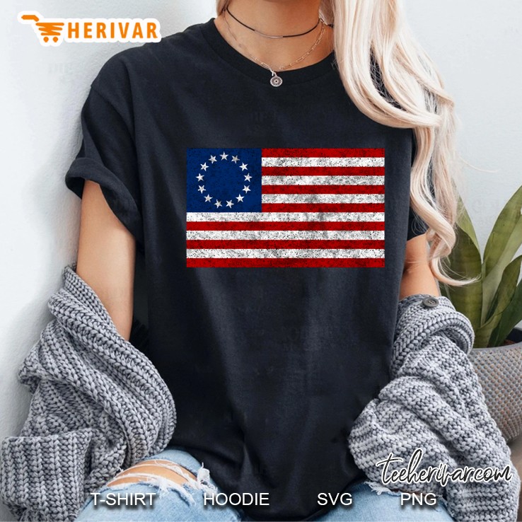 Betsy Ross Flag Ladies Tee