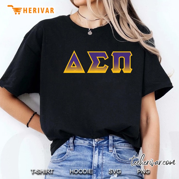 Delta Sigma Pi Greek Letters Ladies Tee