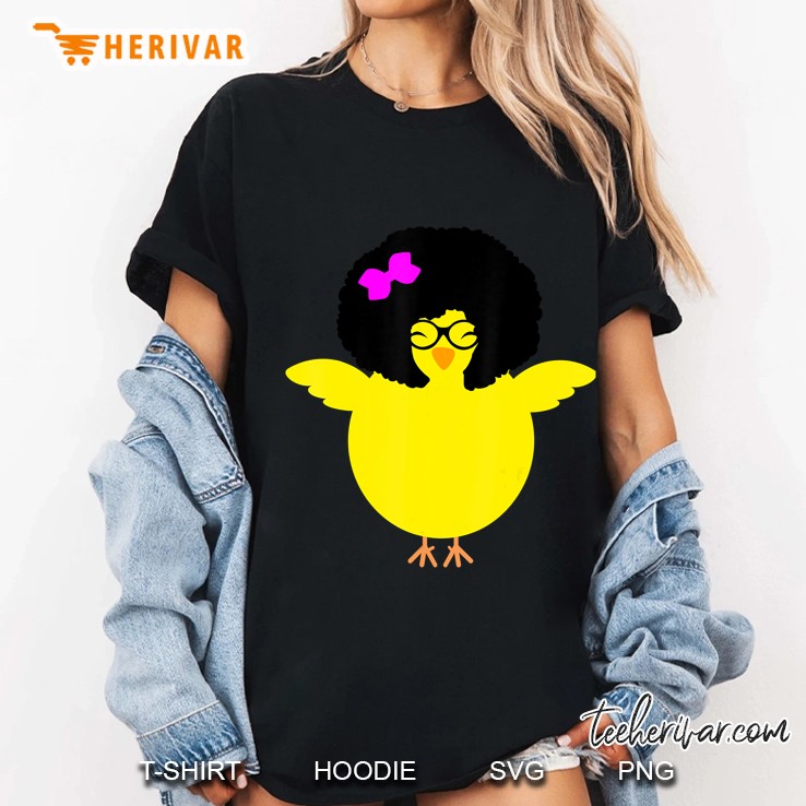 Afro Hair Baby Chick Ladies Tee