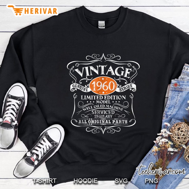 Vintage 1960 Limited Edition Model Well Oiled Machine Serviced Sweatshirt