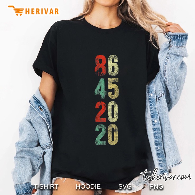 86 45 2020 Anti Trump Vintage Version Ladies Tee