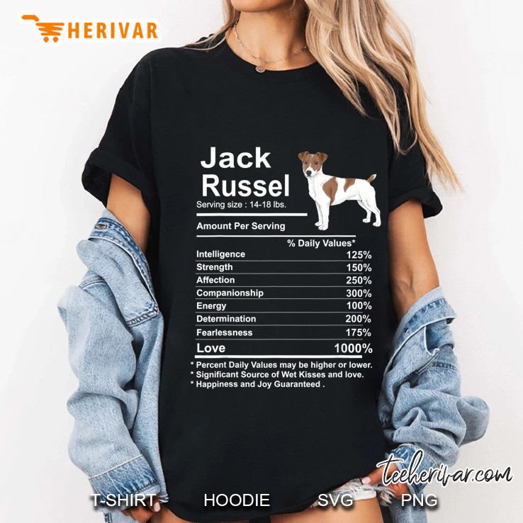 Jack Russel Facts Nutrition Ladies Tee
