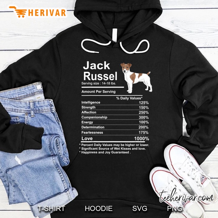 Jack Russel Facts Nutrition Hoodie