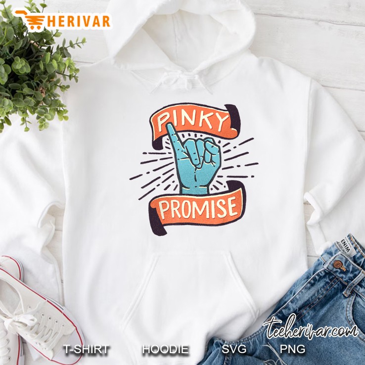Pinky Promise Little Finger Friendship Oath Hoodie