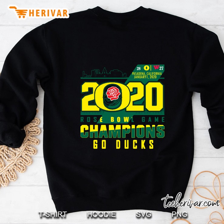 2020 Rose Bowl Game Champions Go Ducks Sweatshirt