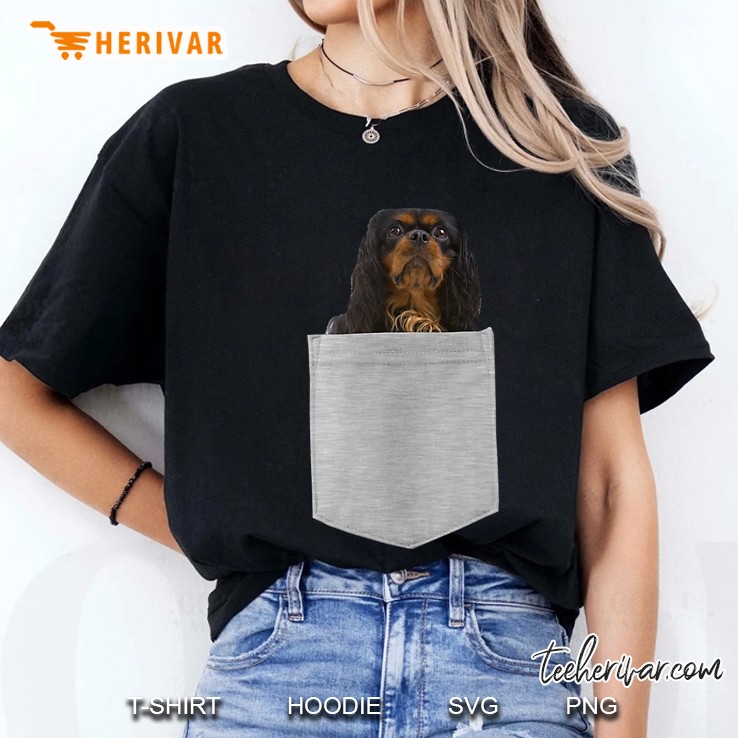 English Toy Spaniel In Pocket Ladies Tee