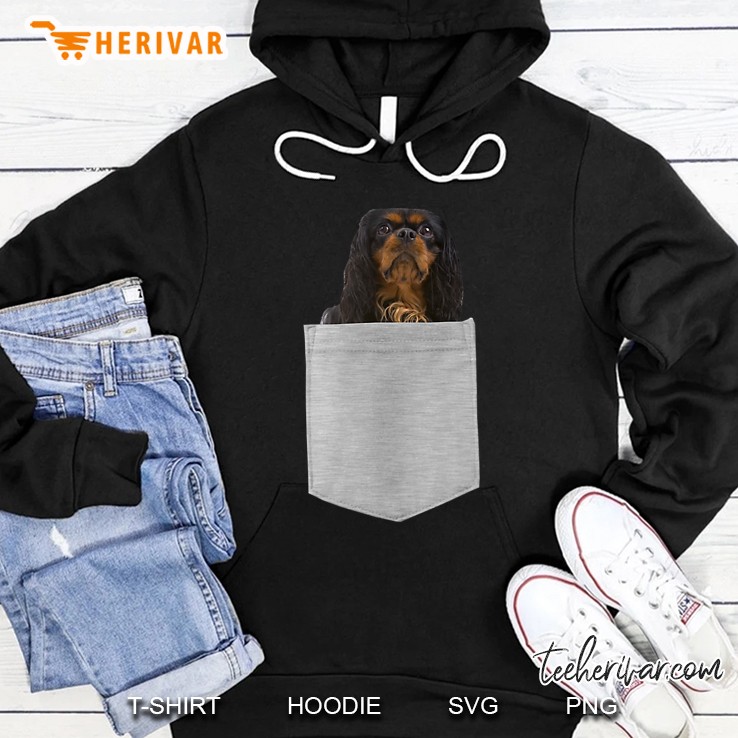 English Toy Spaniel In Pocket Hoodie