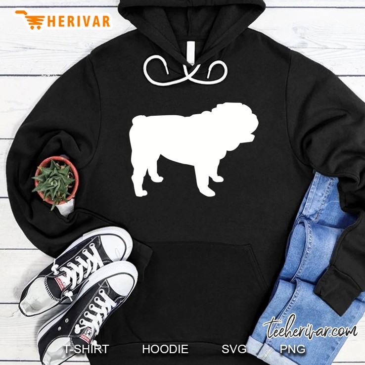 English Bulldog Silhouette Version Hoodie
