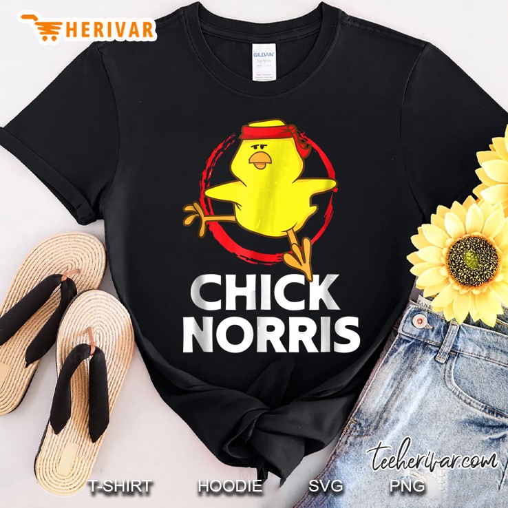 Funny Chick Norris Chicken Martial Arts Shirt