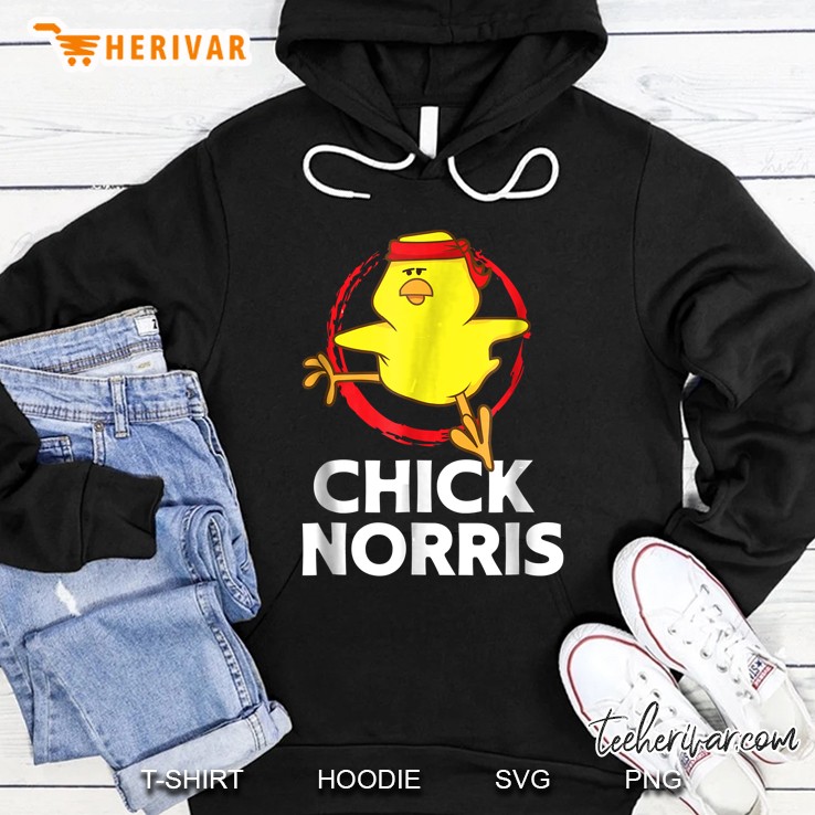 Chick Norris Chicken Martial Arts Hoodie