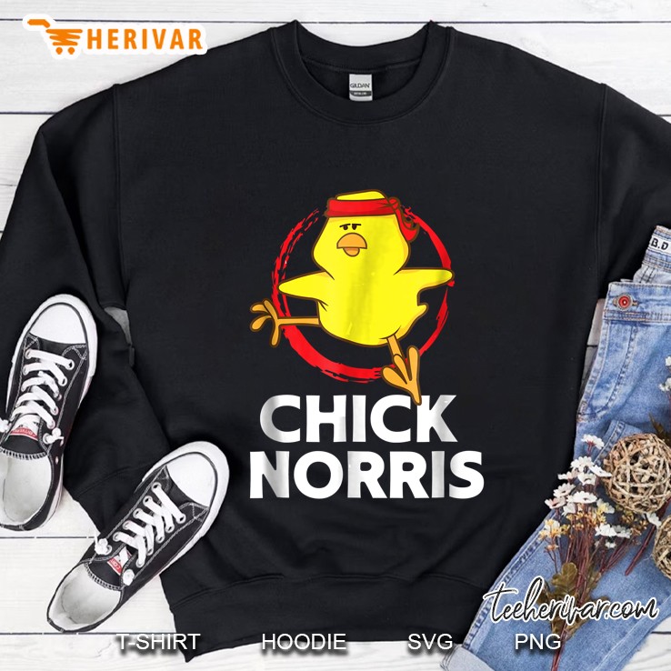 Chick Norris Chicken Martial Arts Sweatshirt