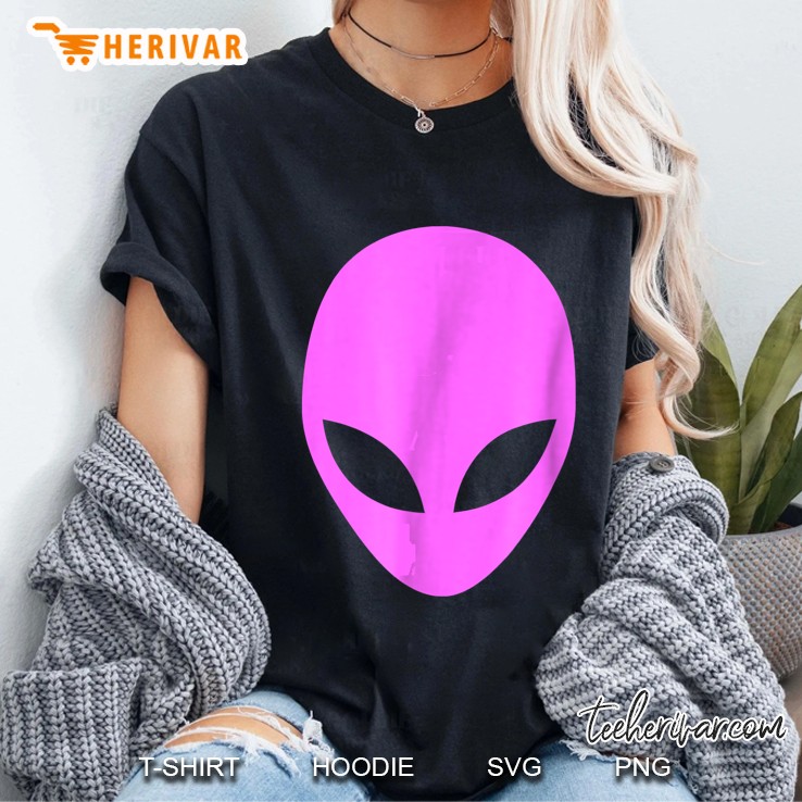 Funny Pink Alien Ladies Tee