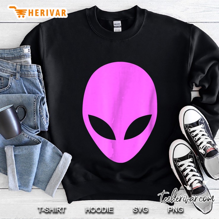 Funny Pink Alien Sweatshirt