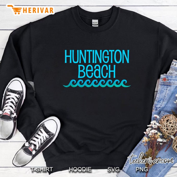 Huntington Beach Waves Surf Sweatshirt