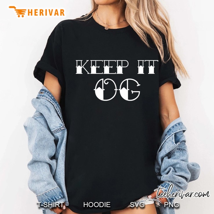 Keep It Og Cholo Chola Tattoo Ladies Tee