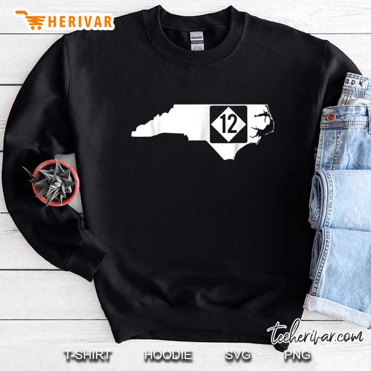North Carolina Number 12 Highway Shield Sweatshirt