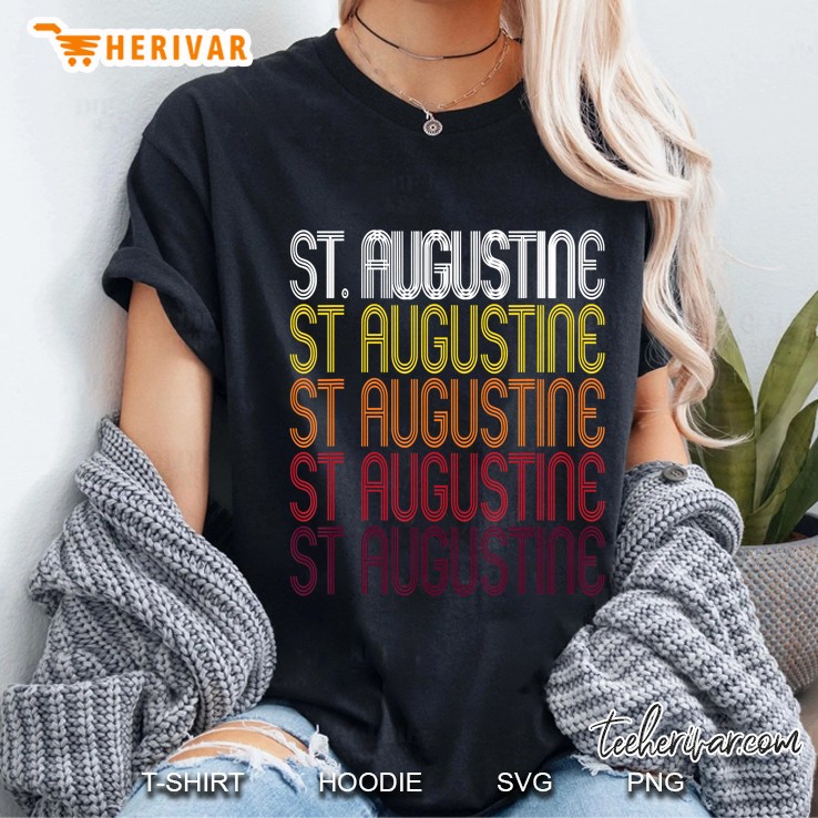 St. Augustine Vintage Style Version Ladies Tee