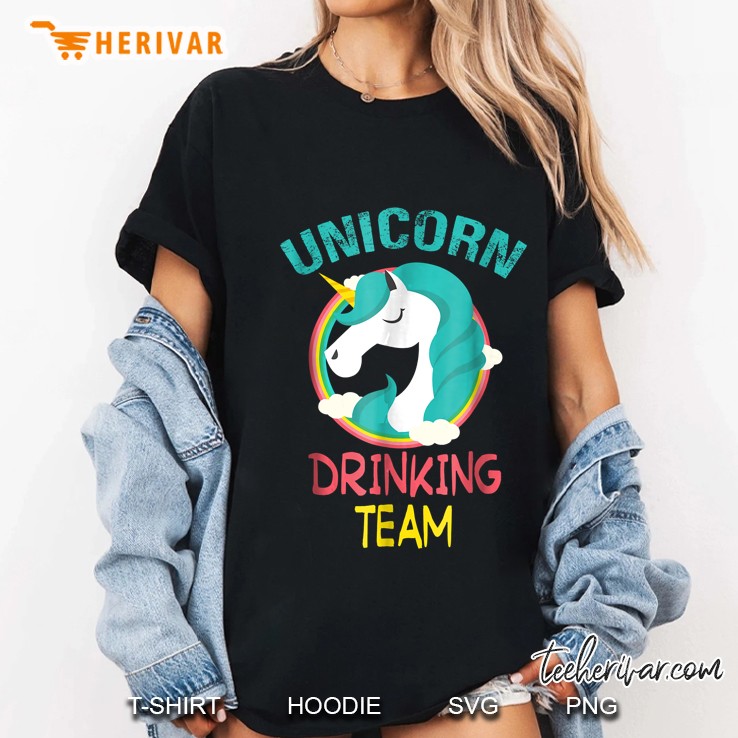 Unicorn Drinking Team Ladies Tee