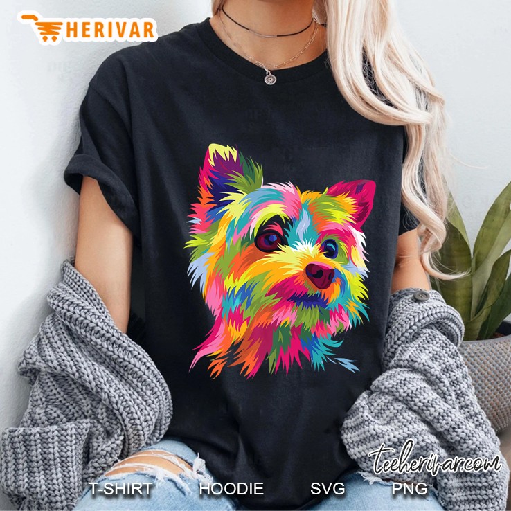 Yorkshire Terrier Pop Art Ladies Tee