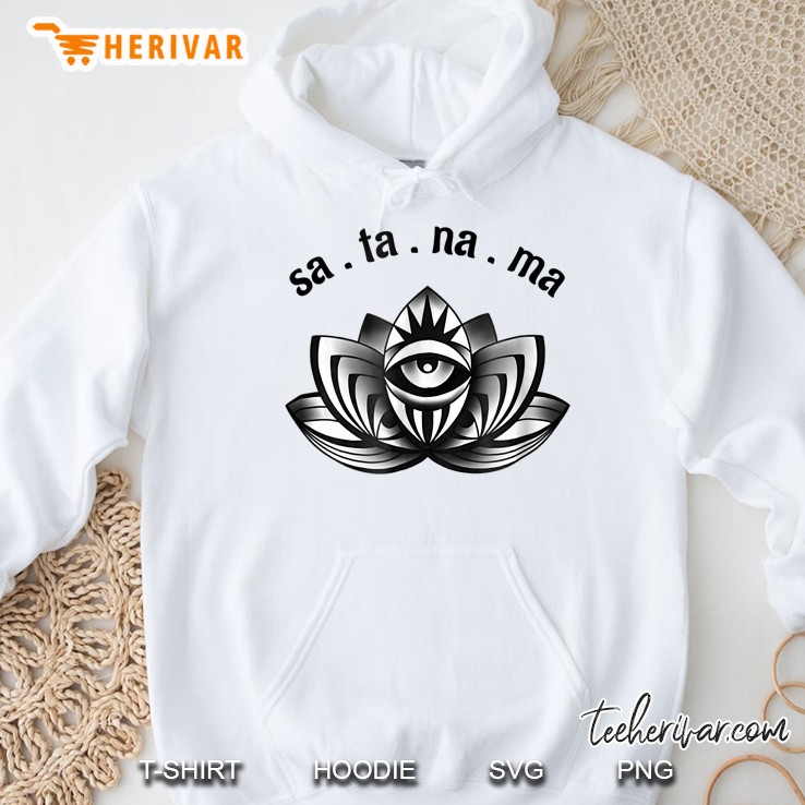 Sa Ta Na Ma Mantra Lotus Eye Hoodie