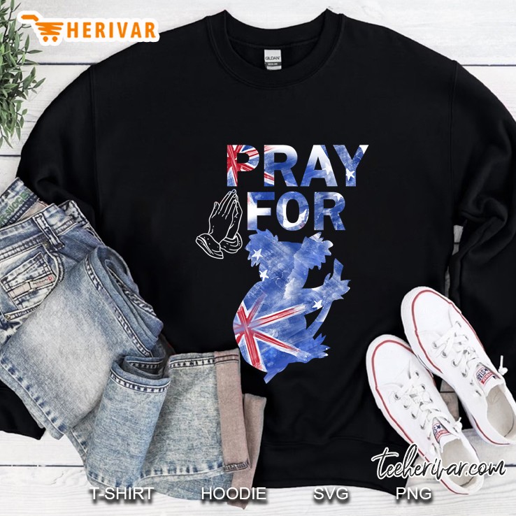 Pray For Australia Koala Australian Animals Sweatshirt